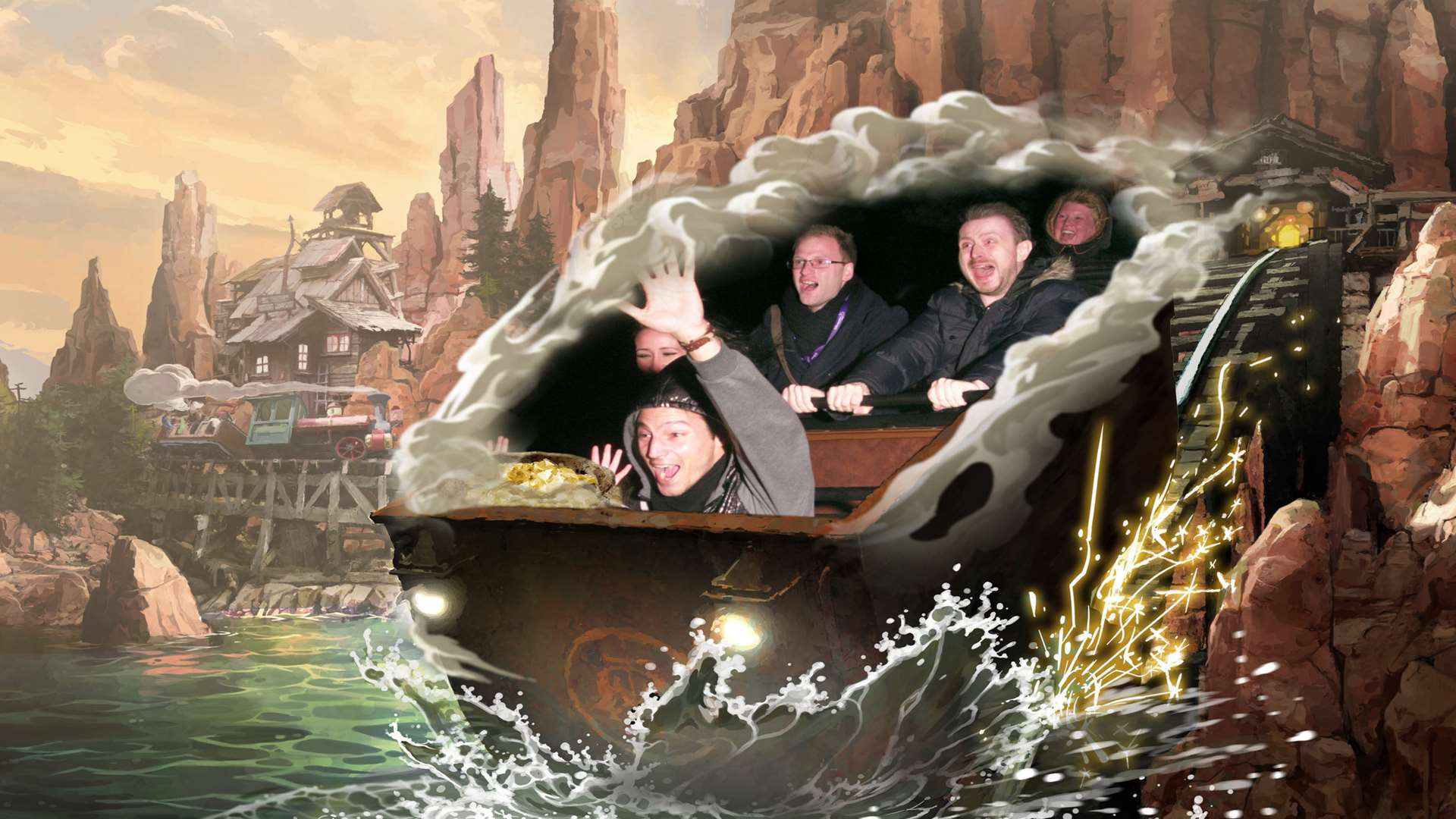 The Big Thunder Mountain ride