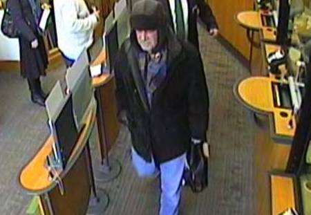 Police are seeking this man after an attempted robbery at Lloyds TSB in New Romney