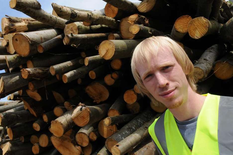 Peter Tweddell, founder of Bertie's Wood Fuel, Hadlow