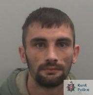 Gavin Jarvis, 29, of Palmer Avenue, Gravesend, has been jailed. Picture: Kent Police