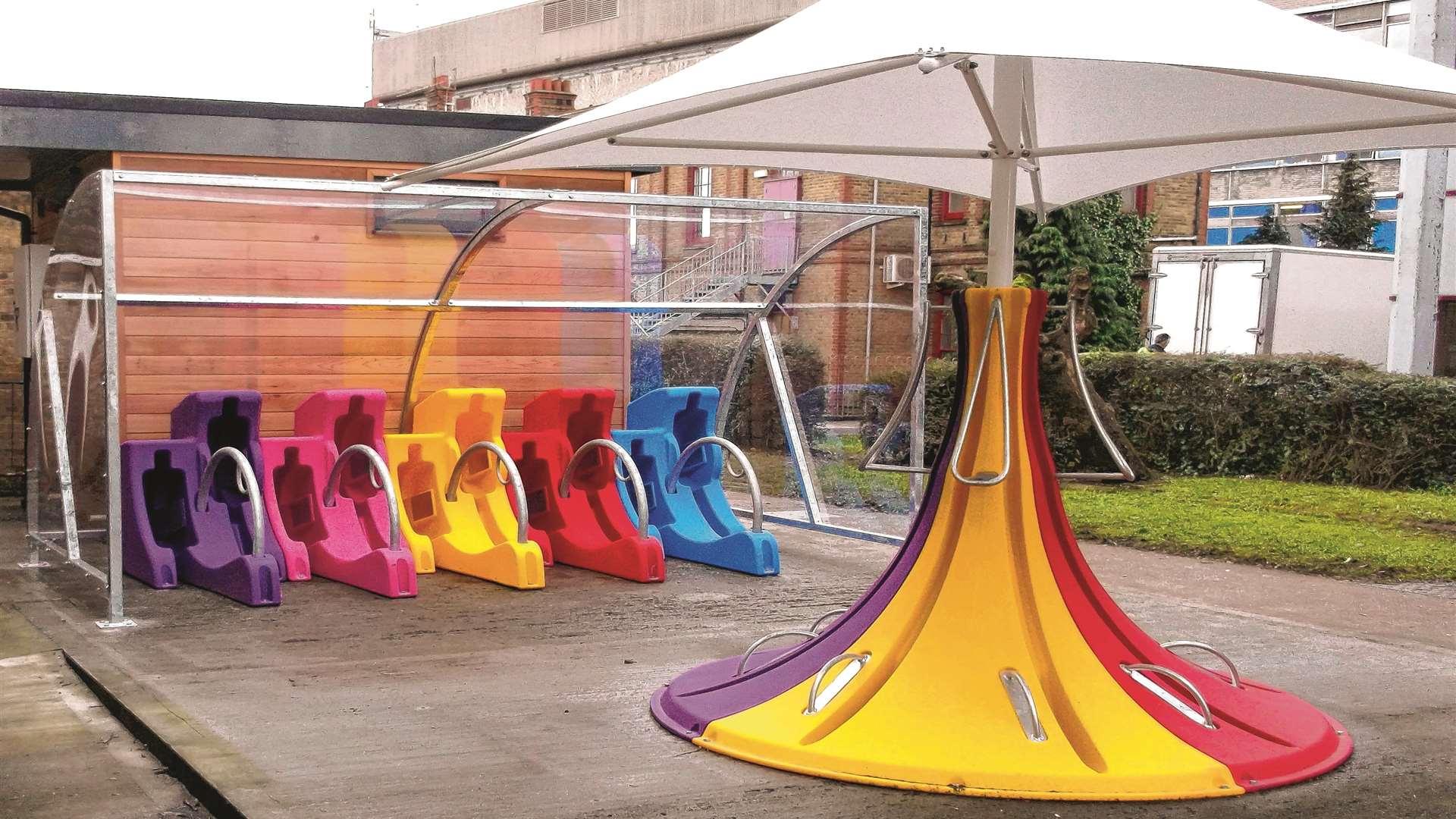 Cyclepods creates bike racks and shelters