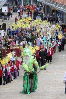Mela Parade through Maidstone Town Centre