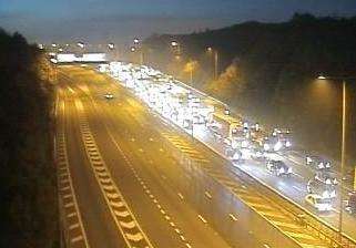 The M20 is closed
