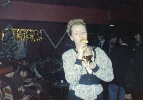 Jackie Foster at The Ritzy in Gillingham in the 90s. Picture: Jackie Foster