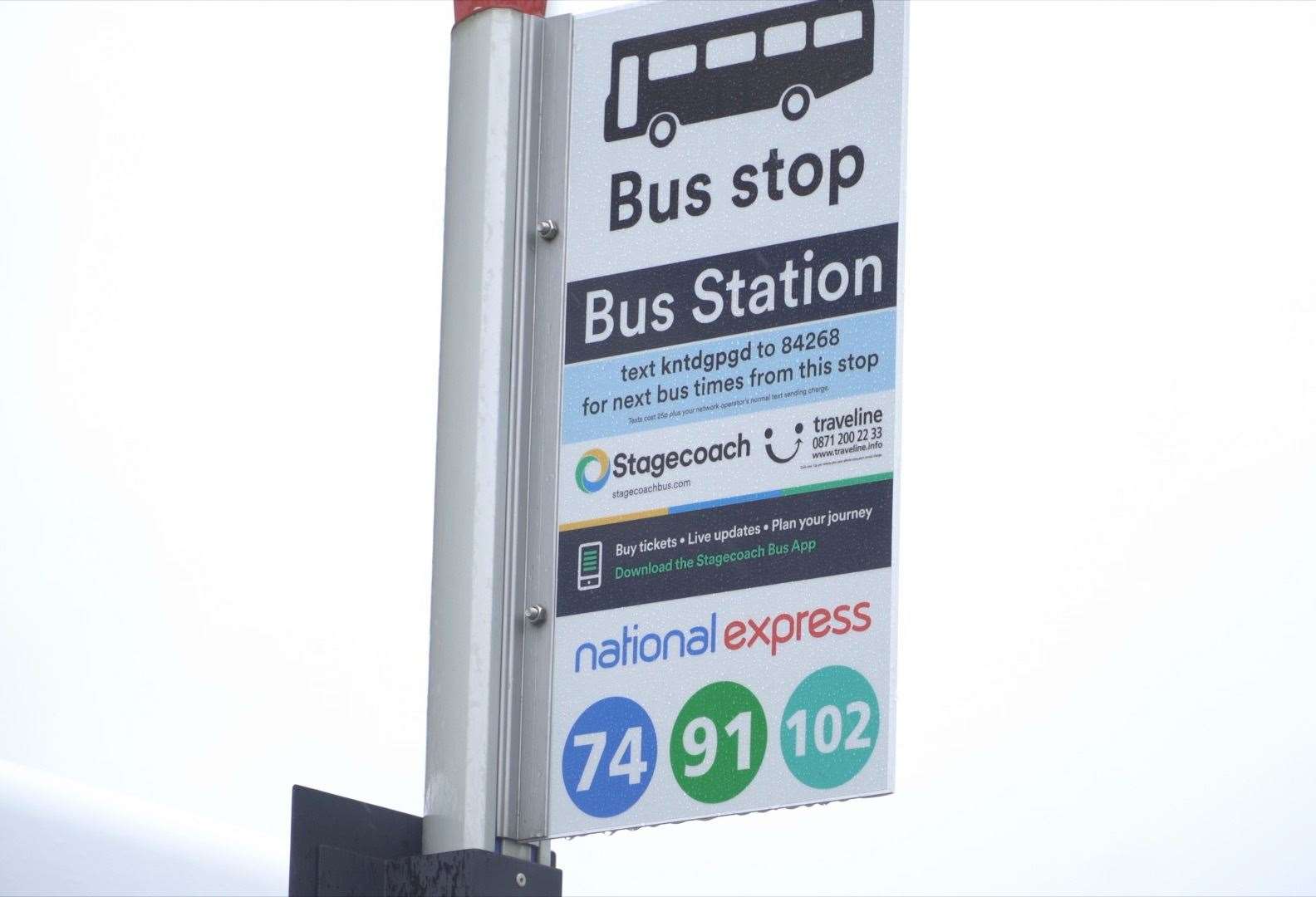 Five bus services have been cut by Stagecoach in the Folkestone area