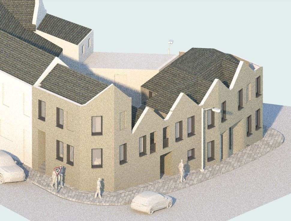 CGI of the development plans adjacent to Shah Place, Ramsgate