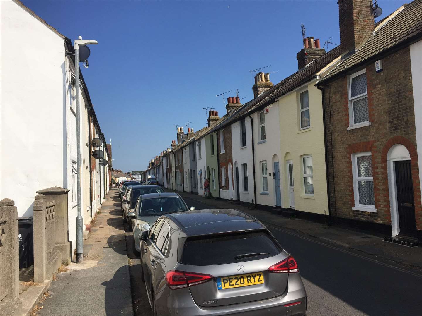 Albert Street, Whitstable, where there are many holiday lets