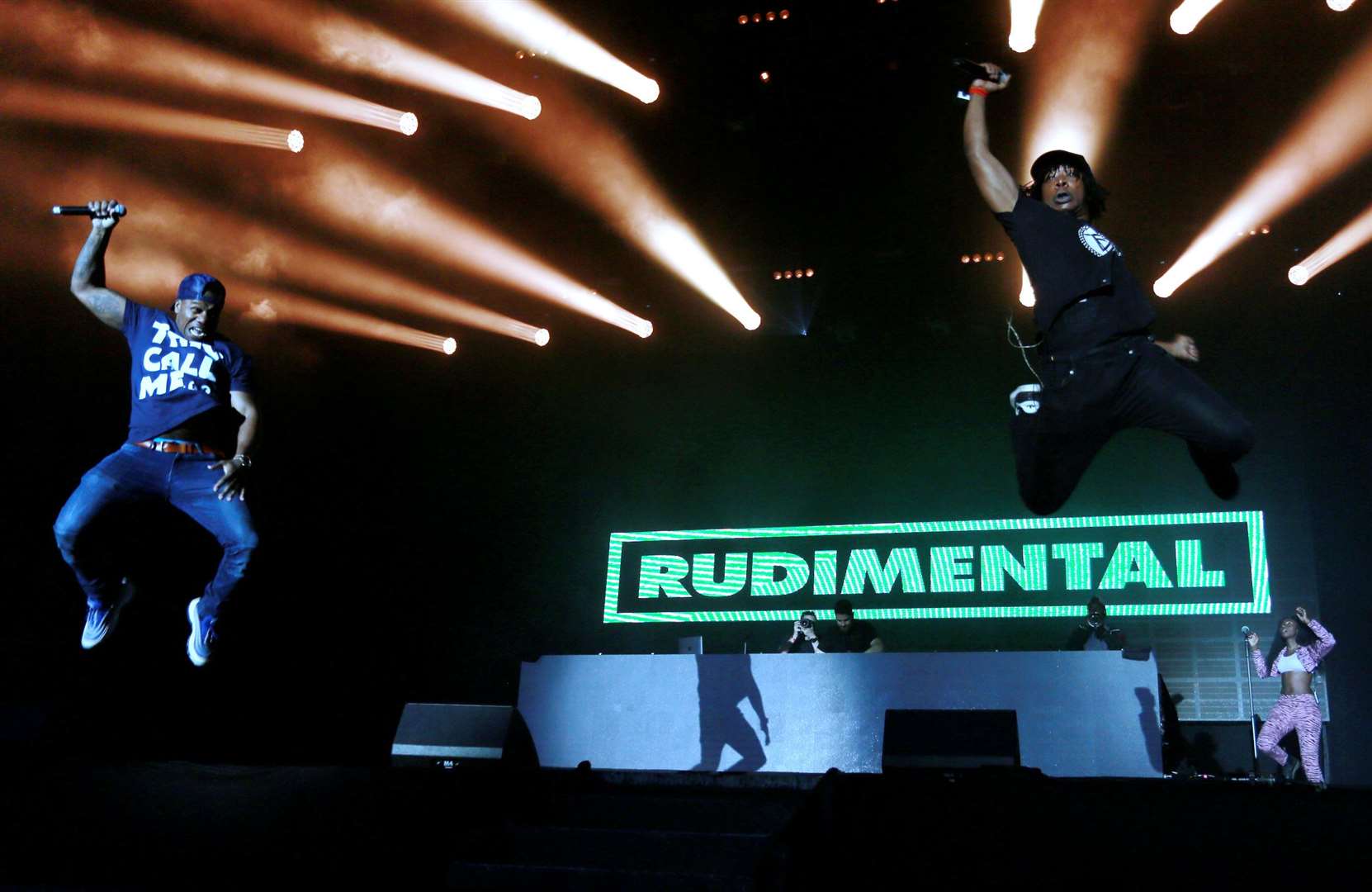 Hundreds of people turned up to see Rudimental. Picture: Phil Lee
