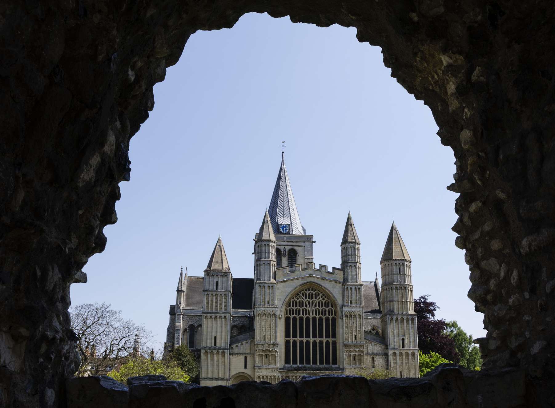 Rochester Cathedral is England`s second oldest, having been founded in 604 AD by Bishop Justus