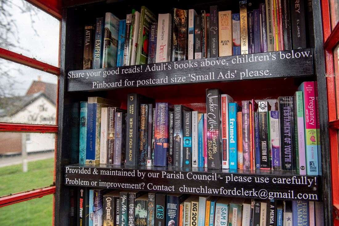 Many have been turned into mini libraries