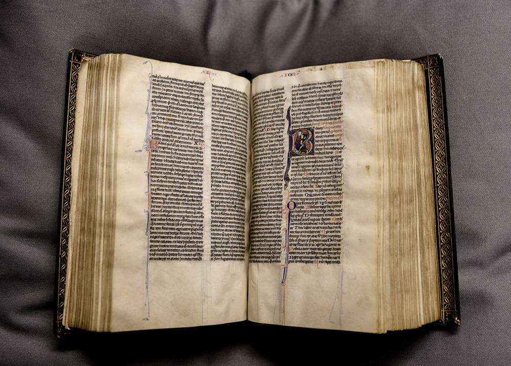 The Lyghfield Bible has returned to Canterbury Cathedral after 500 years away (3374071)