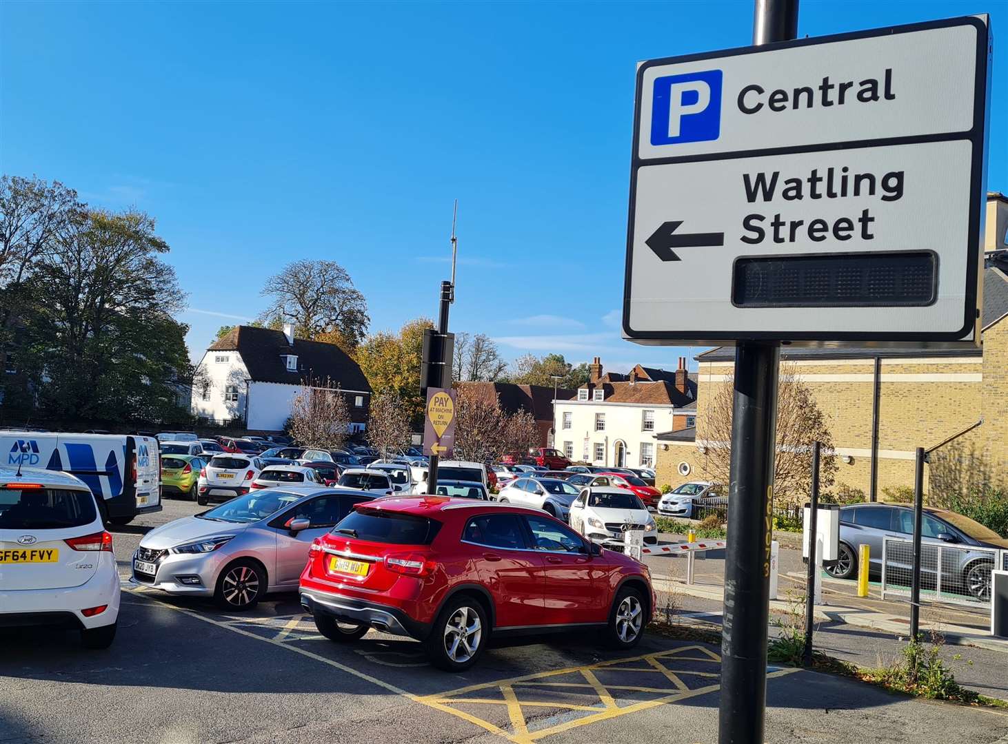 Watling Street car park in Canterbury city centre is to shut for four days. Picture: Gerry Warren