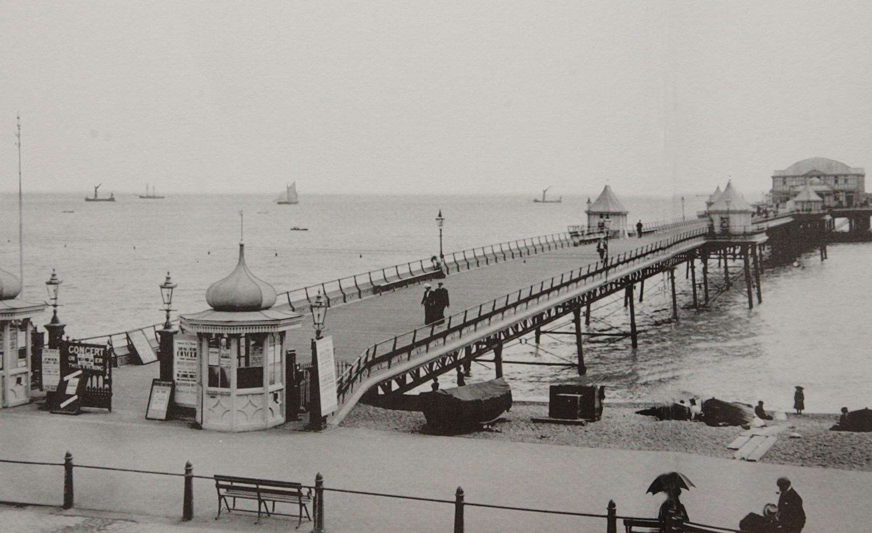 The Promenade Pier in 1901 - eight years after it opened. Picture: Mike Waterman