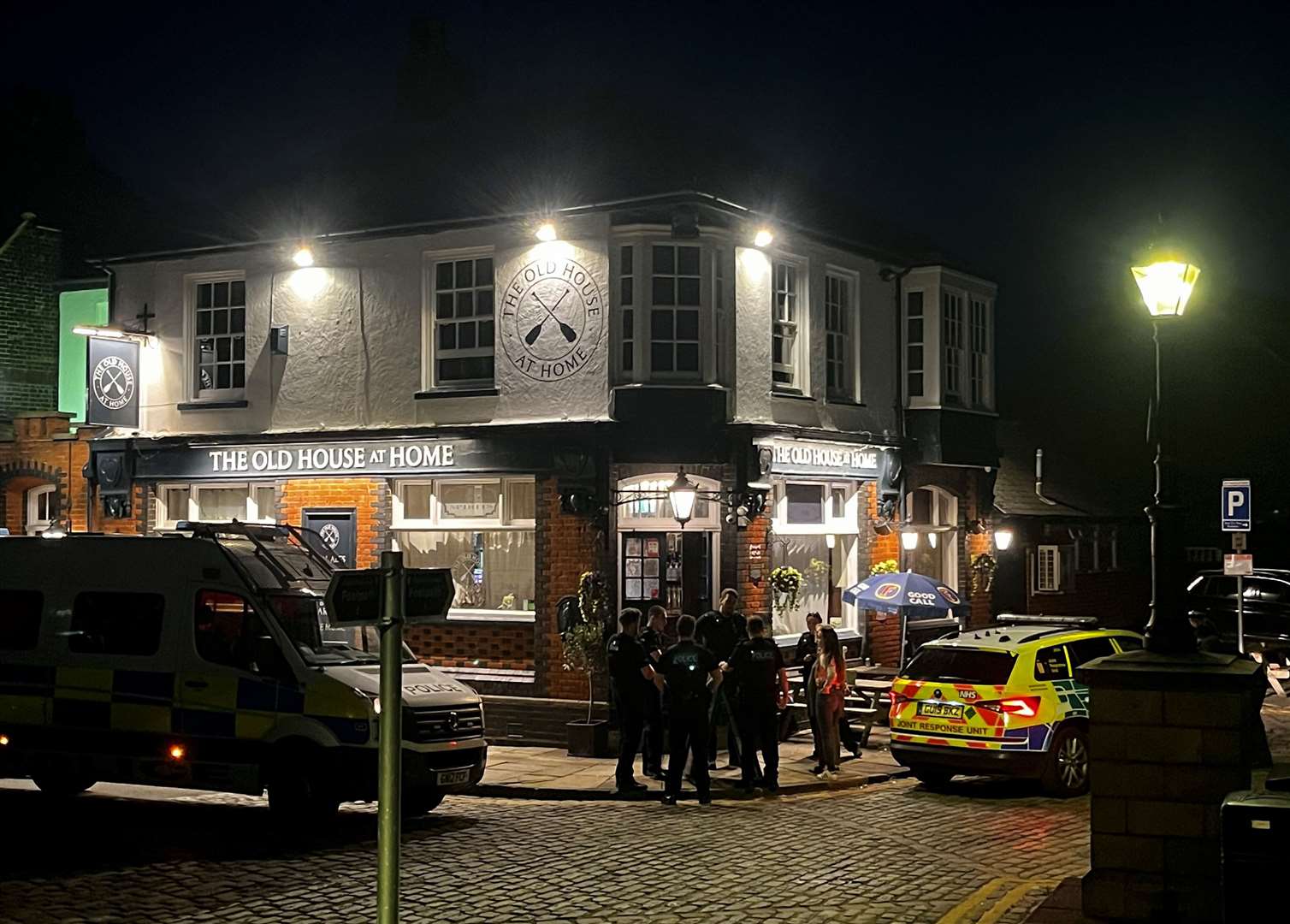 Police were called to The Old House At Home pub in Queenborough High Street
