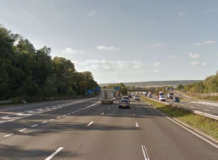 Junction 4 of the M20. Picture: Google Streetview