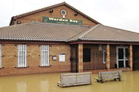 Warden Bay Village Hall after the rain