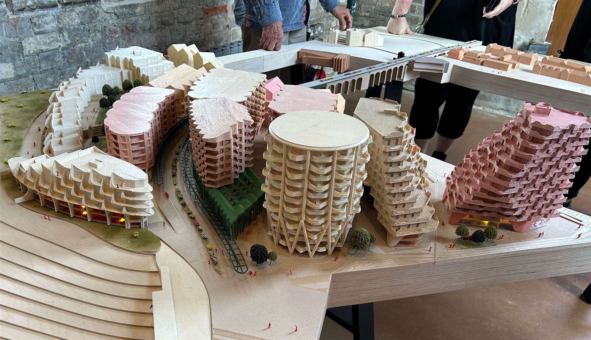 3D designs showing the proposed buildings on Folkestone's harbour