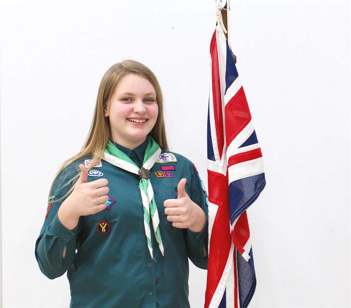 Keira Bass, 13, from the Ash Green Scout Group. (1256187)