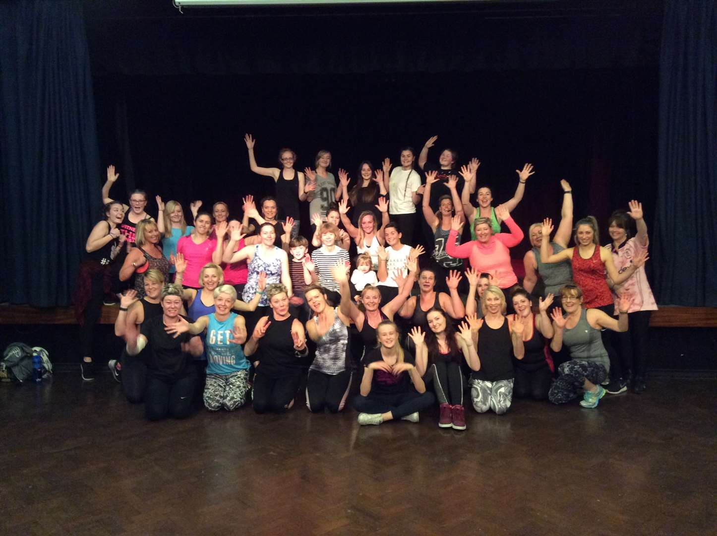 Aerobics was a fun way to raise cash for a trip to India with the Gerry Martin Project
