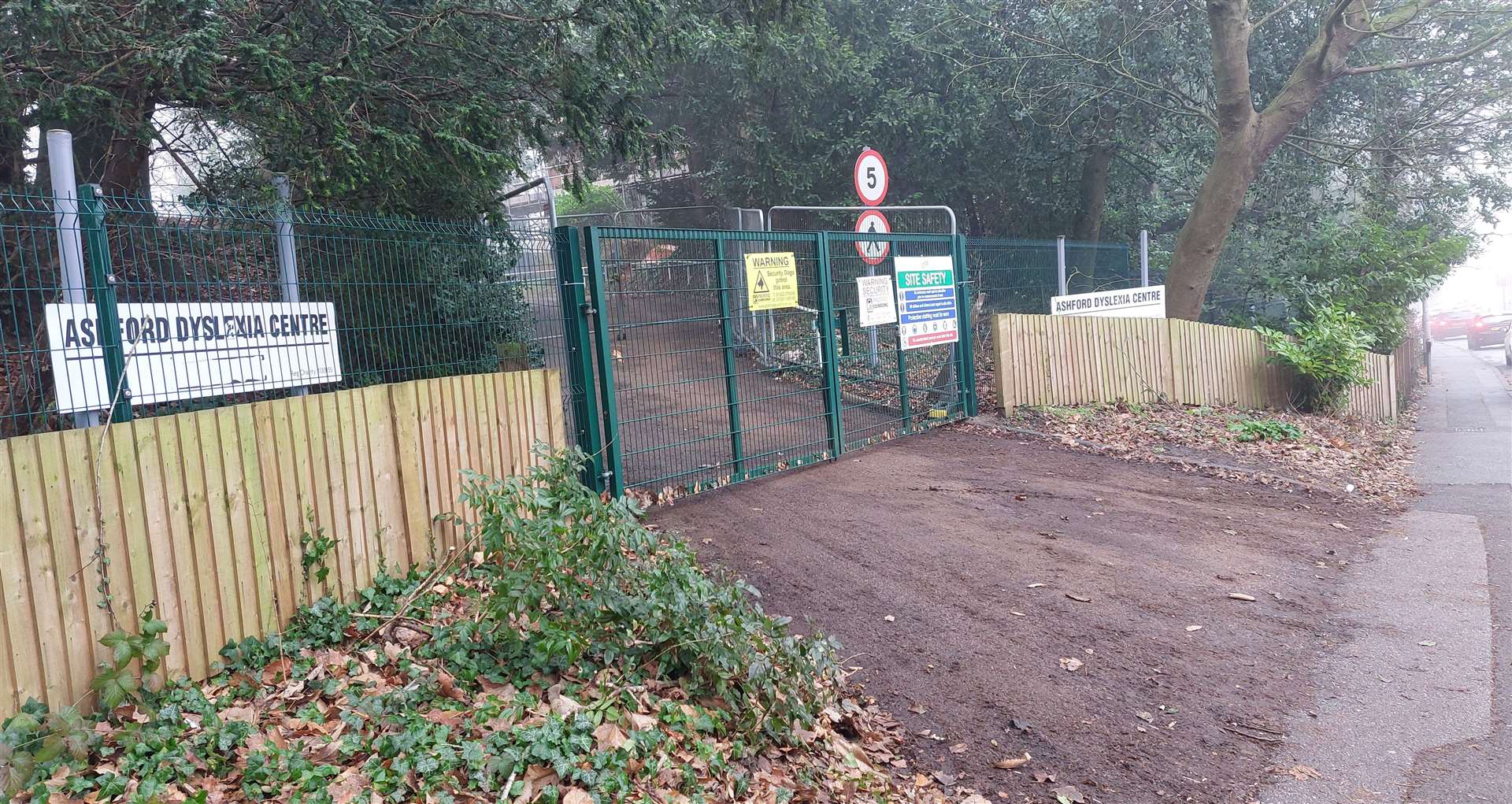 Braethorpe now has 24-hour security on site; new fencing was recently erected around the building