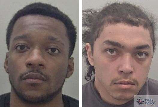 Joshua Bragg and Aaron Martin were locked up last month. Picture: Kent Police