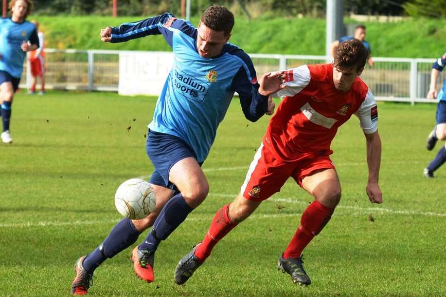 Joe Taylor's spell at Sittingbourne can be a blueprint for Brickies players with ambitions to play at a higher level Picture: Ken Medwyn