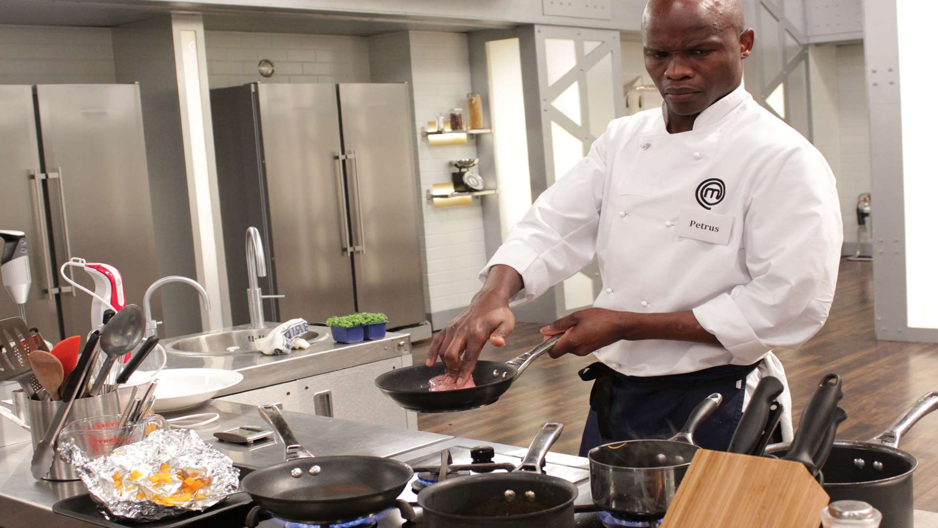 Aylesford chef Petrus Madutlela appears on BBC's MasterChef