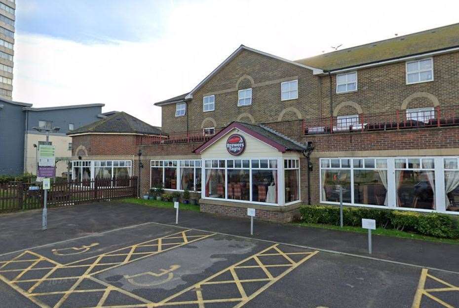 Bethamy Smith was drunk and disorderly at The Promenade pub restaurant in Margate. Pic: Google