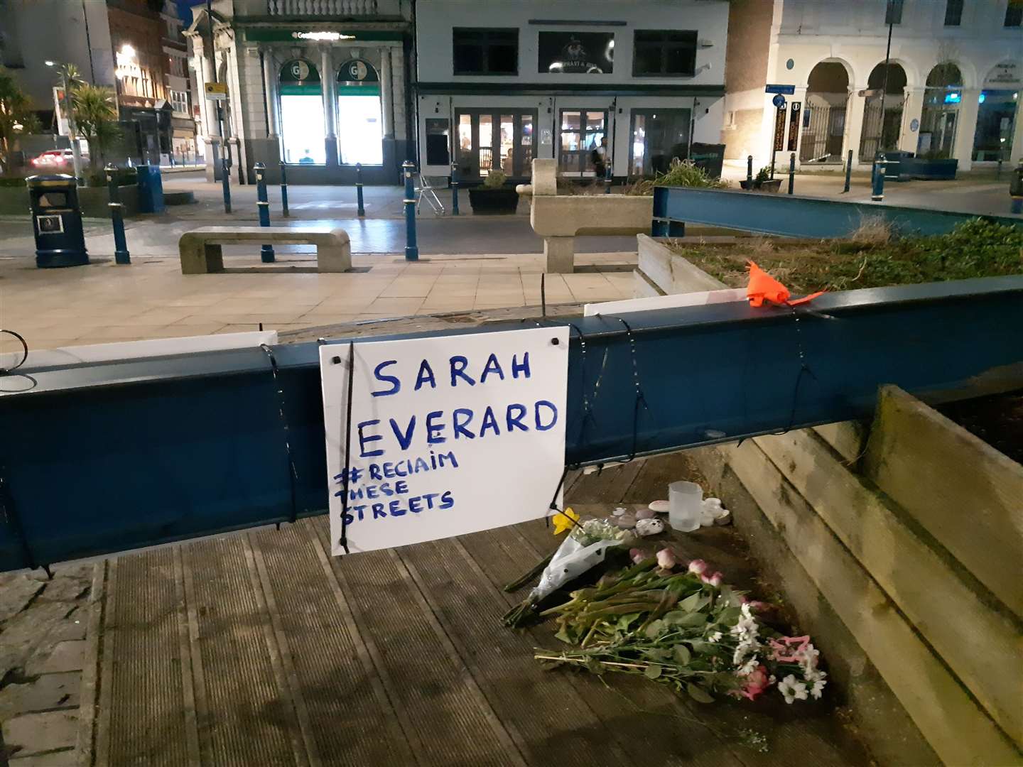 The sign for Sarah in Dover. Picture:Sam Lennon