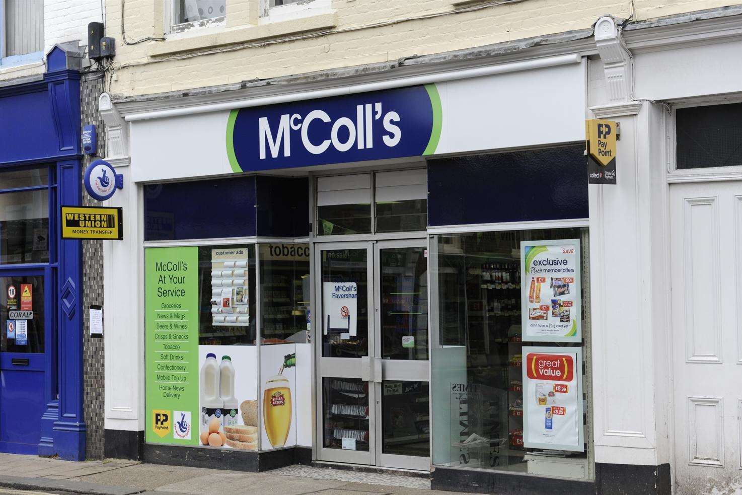 McColl's in Preston Street, Faversham was robbed