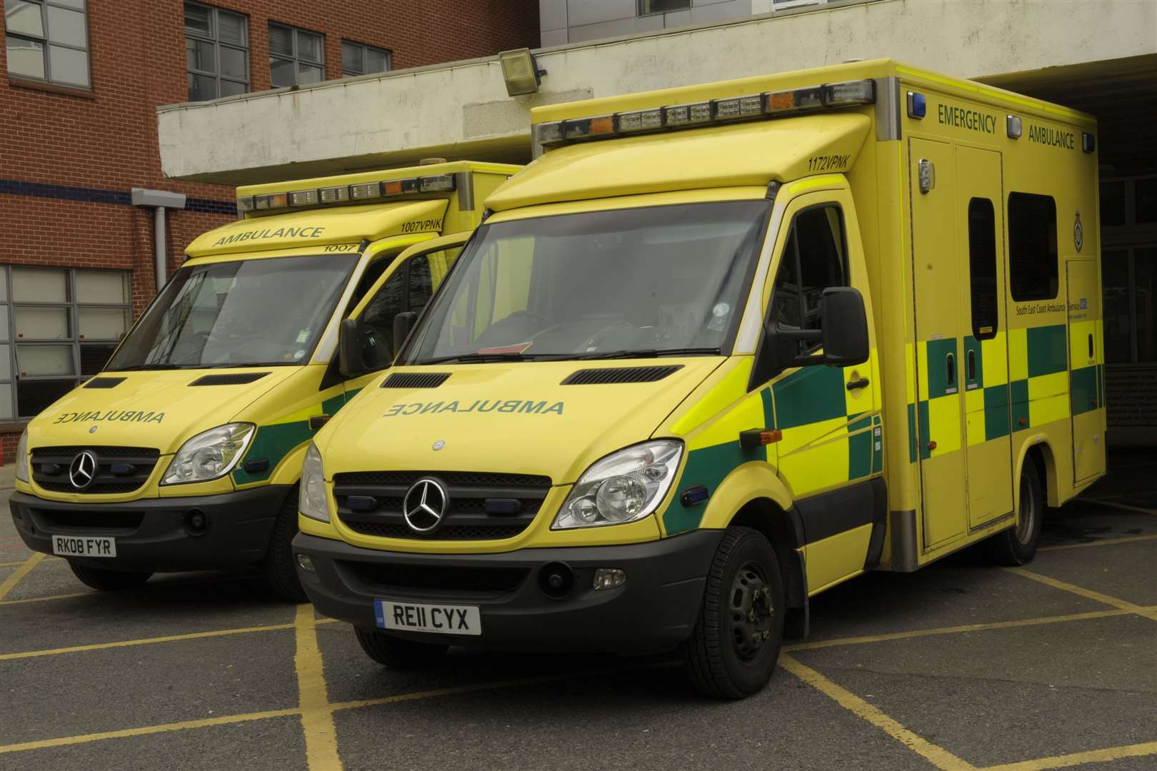 Extra ambulances have been sent to Kent Picture: Steve Crispe