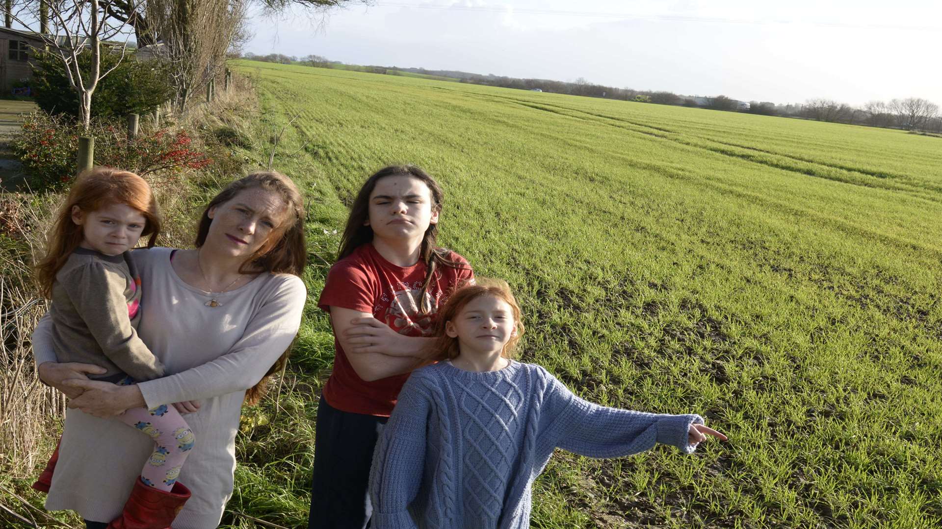 Family 10ft away from proposed lorry park 