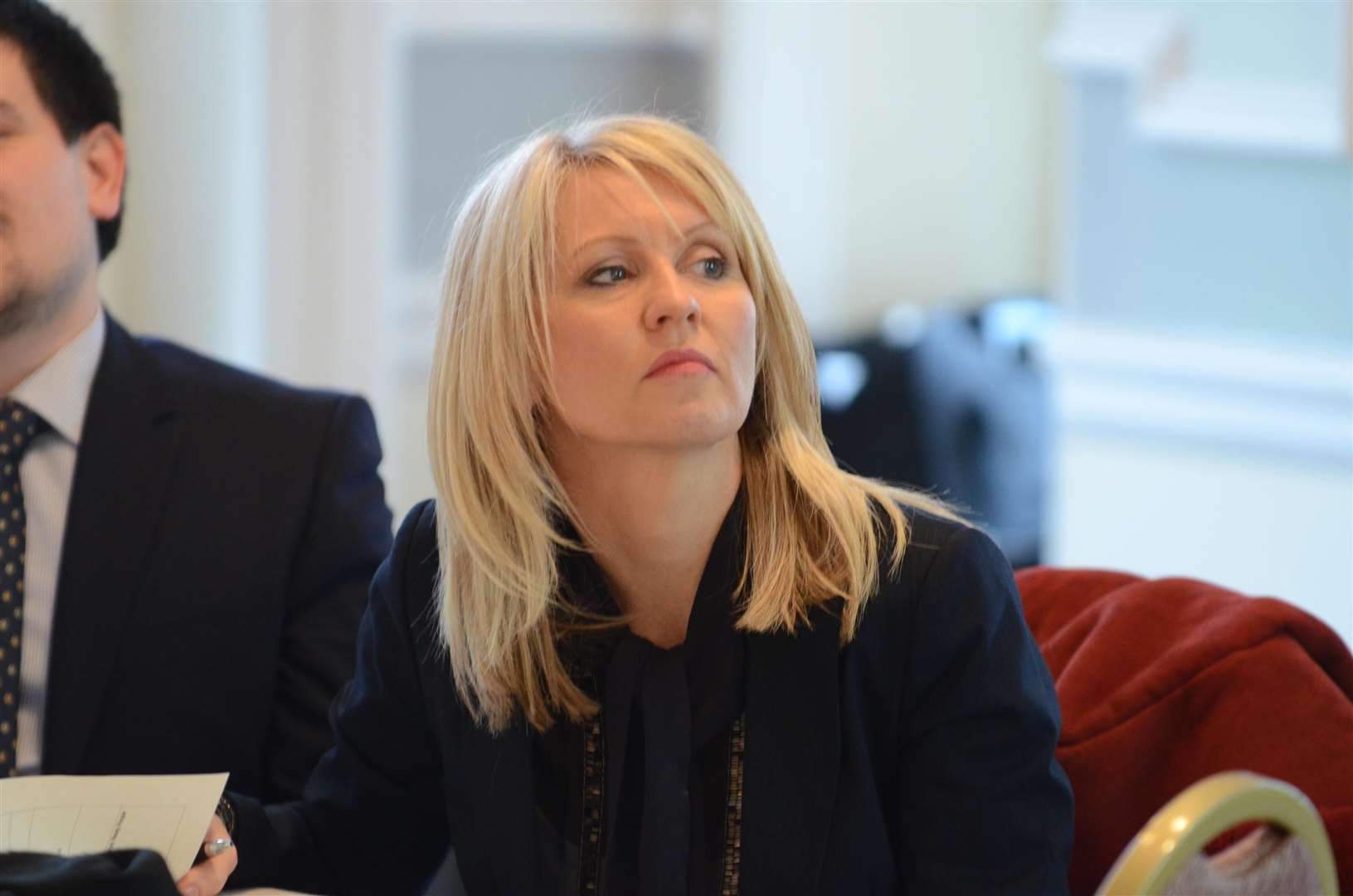 Department for Work and Pensions minister Esther McVey meeting business and apprentices' in FolkestoneThe Grand HotelPicture: Gary Browne FM3036945 (2358752)