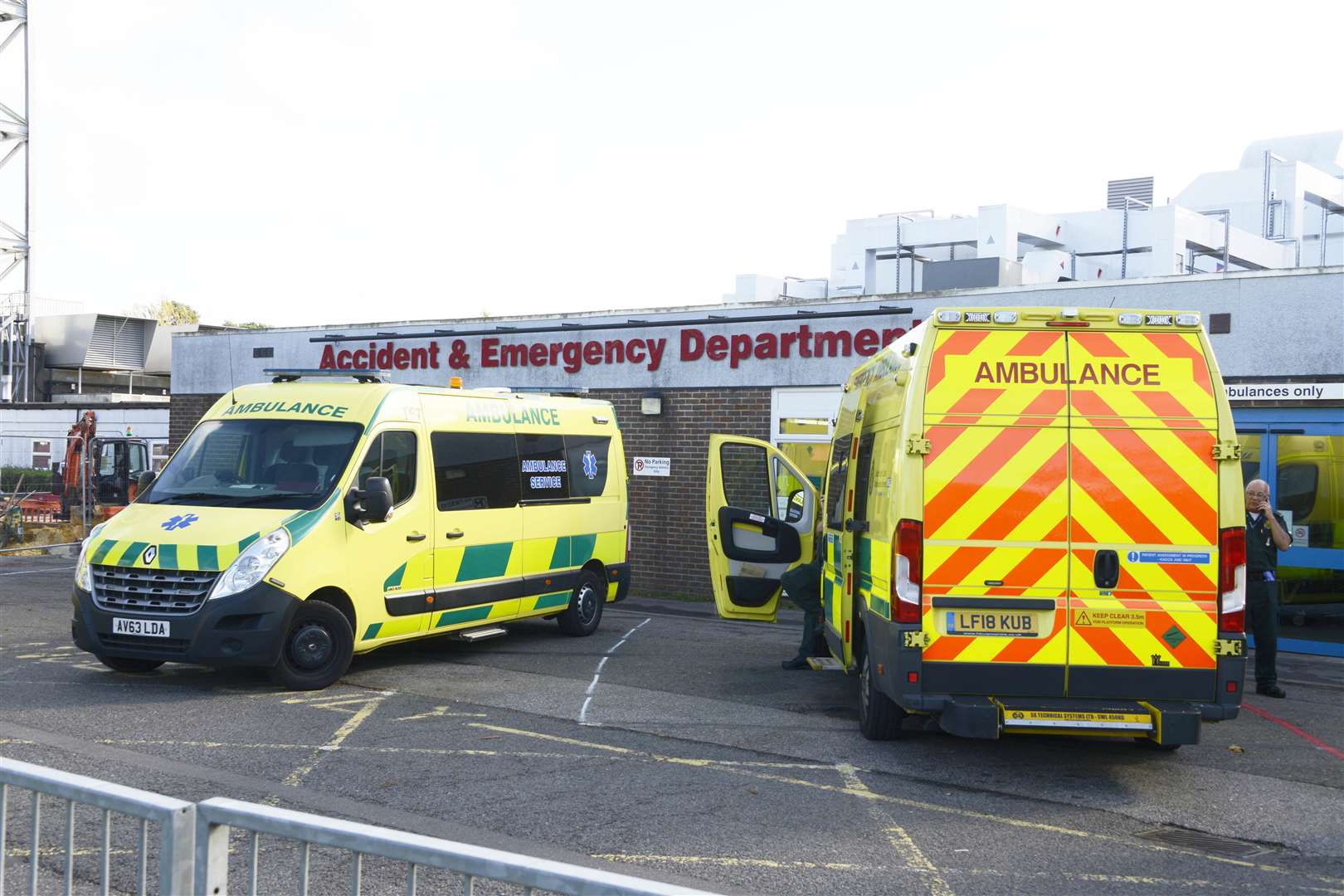 It was confirmed last month that emergency care at the William Harvey Hospital in Ashford could become a thing of the past if a new 'super-hospital' is built in Canterbury. Picture: Paul Amos.