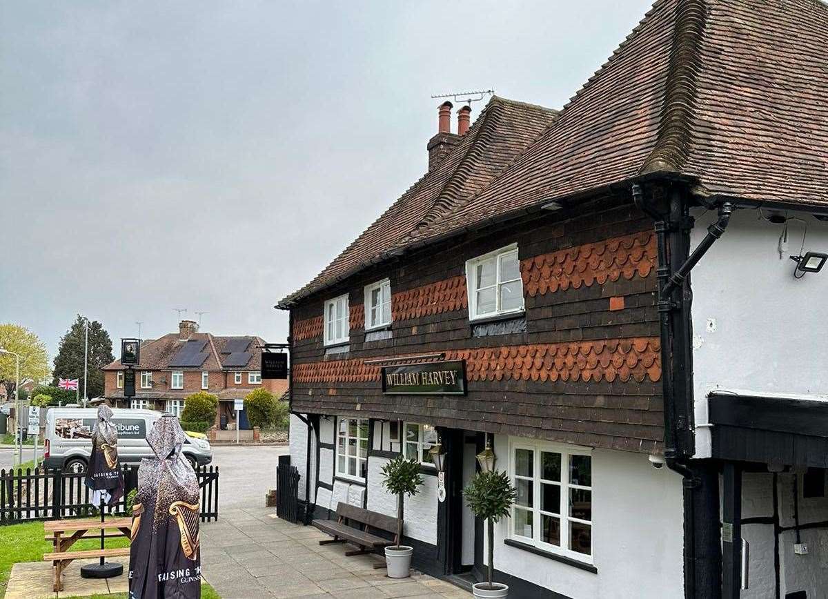 The William Harvey pub in Willesborough, Ashford has been given a £100k makeover as new owners take over. Picture: Jay Sheard