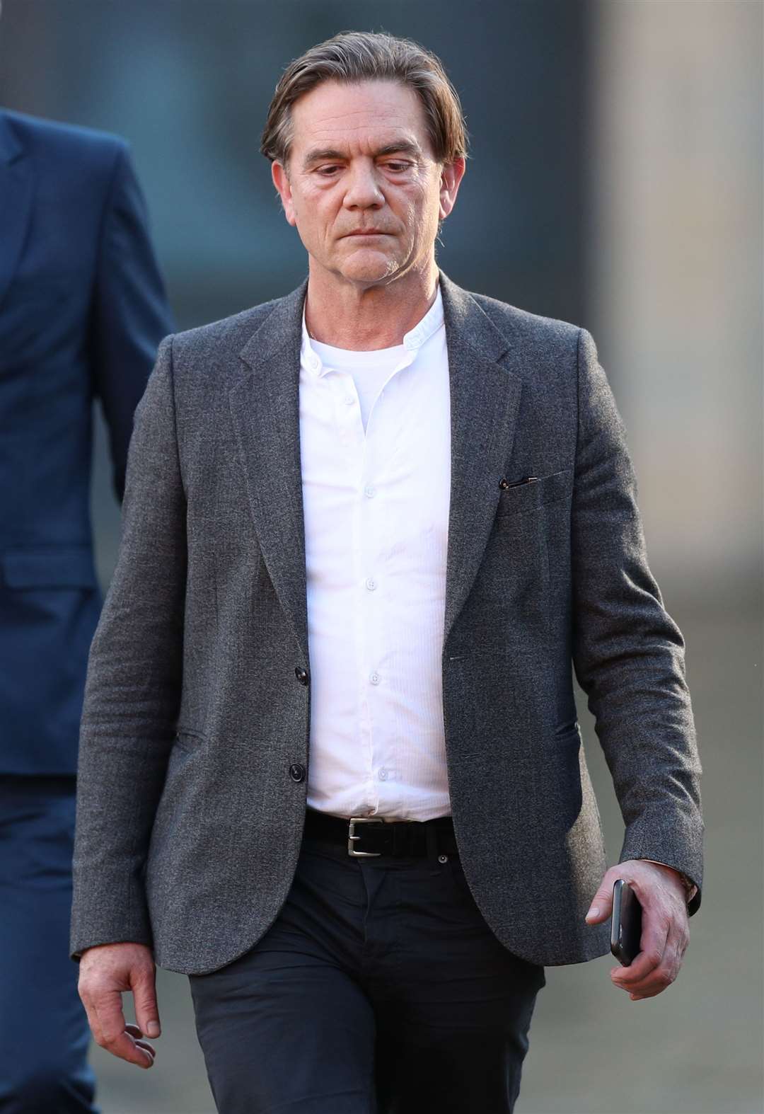Actor John Michie outside Winchester Crown Court (Andrew Matthews/PA)