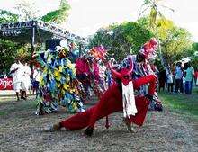 Carnival parade at St Lucia Jazz Festival
