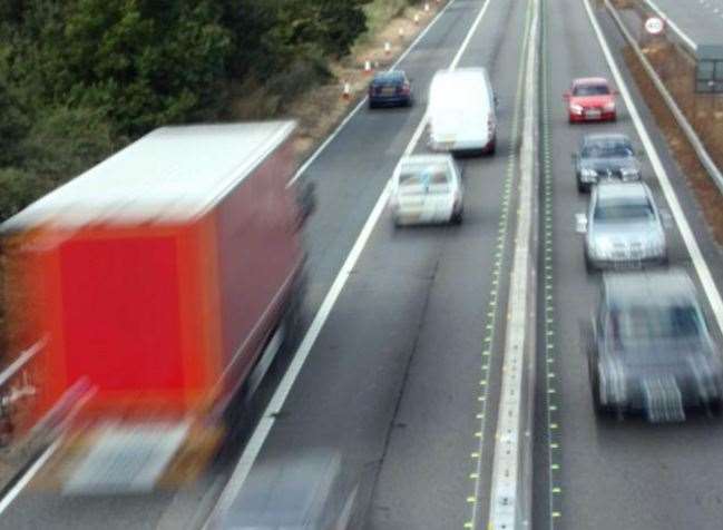 The crash happened on the M2
