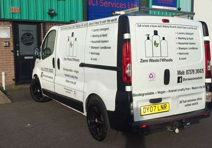 Alicia Sharp operates the business from her customised van