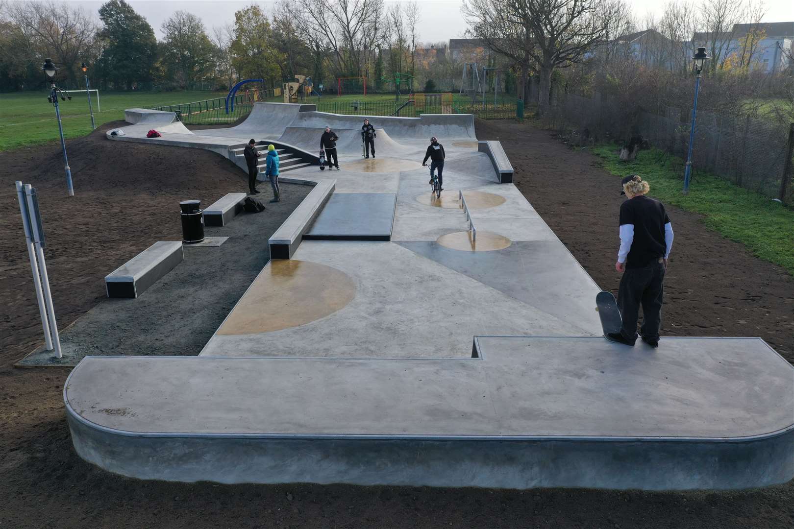 The new skate park has been designed for skaters, BMX riders and scooter riders alike. Photo: Maverick Skatepark