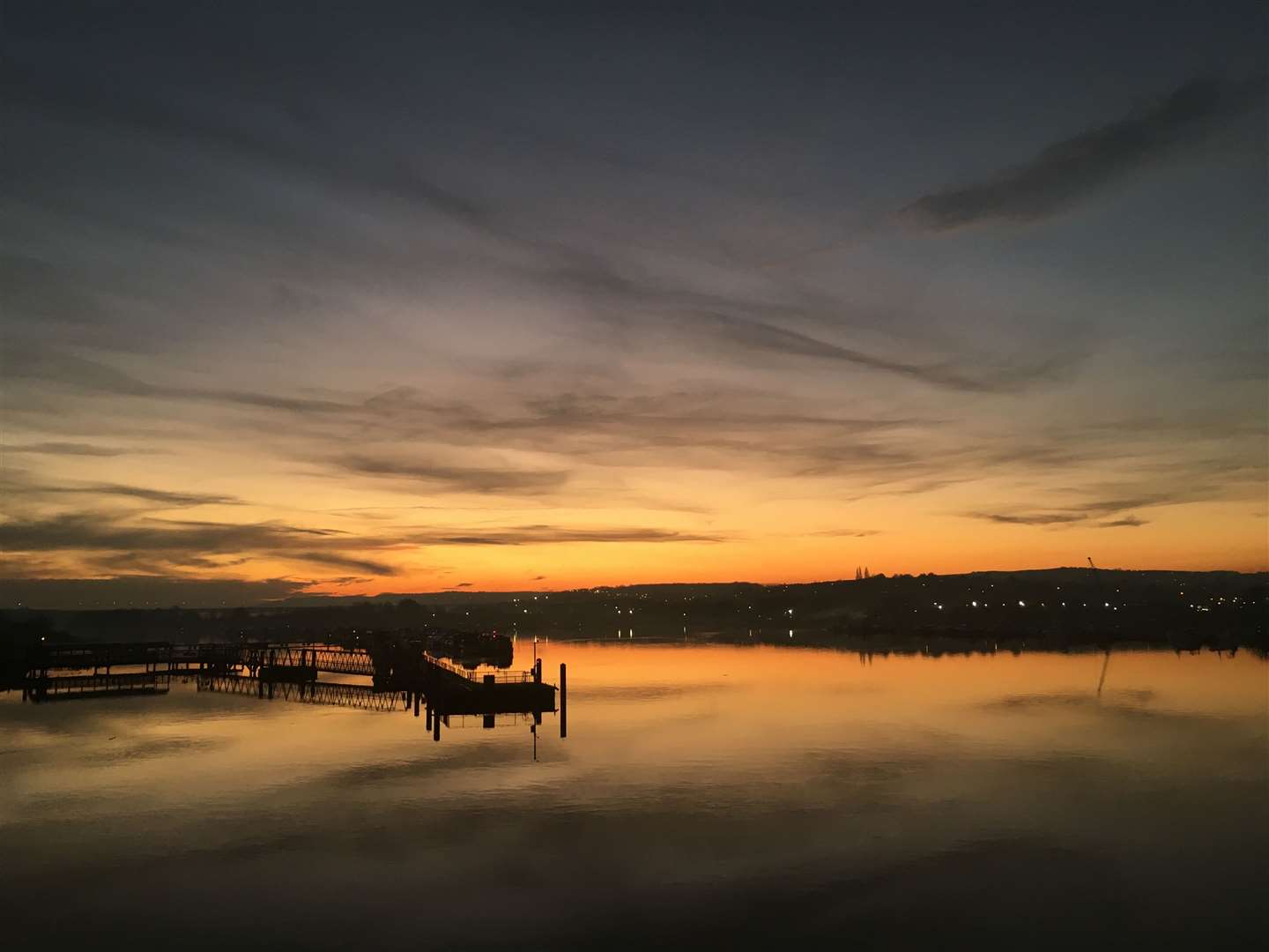 The River Medway from Rochester Bridge, so far too pretty to throw my phone into Picture: Sophie Bird