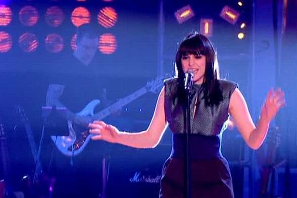 The Voice finalists Christina Marie. Picture: BBC