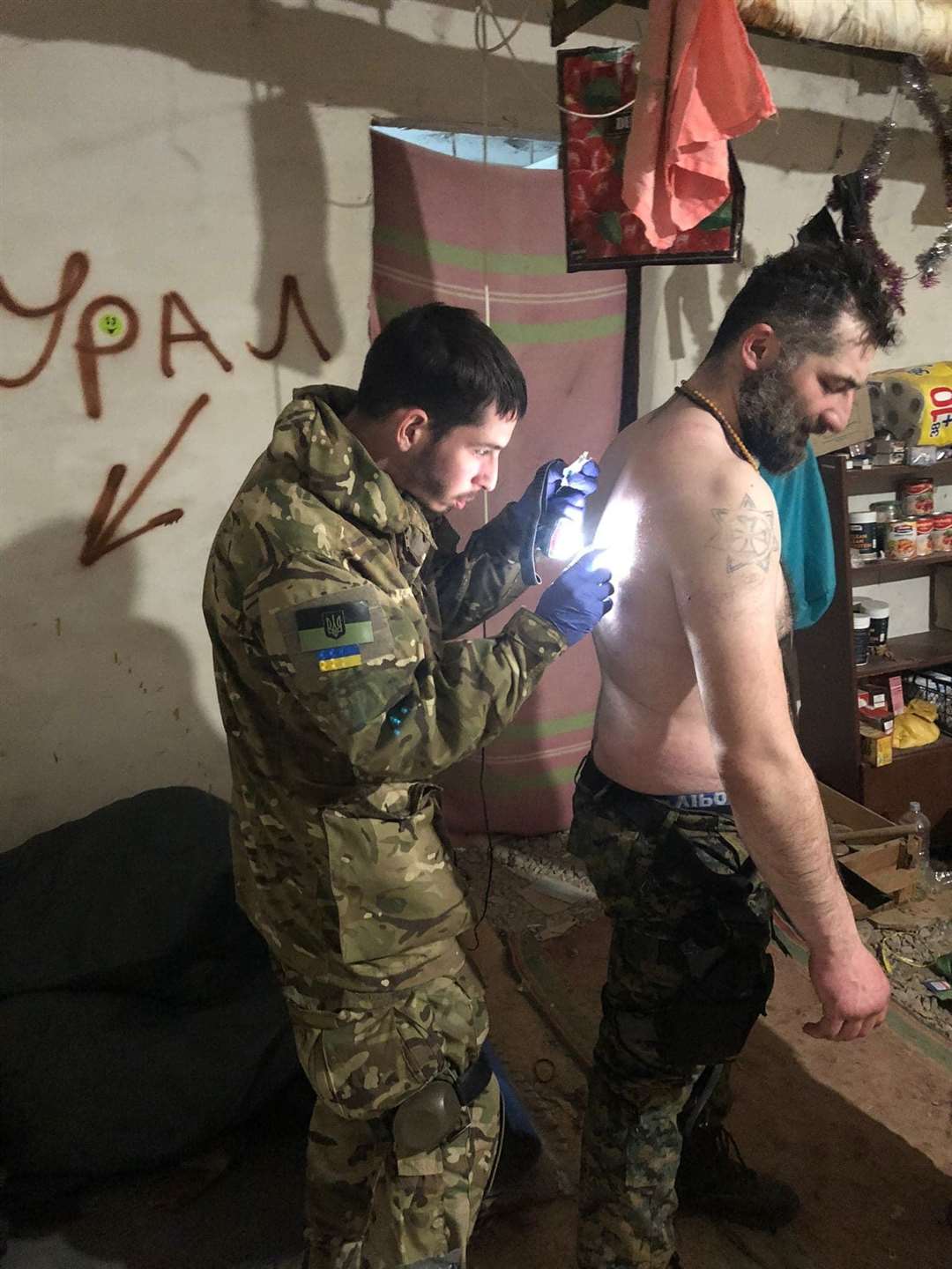 Conor Braithwaite has been treating Ukrainian soldiers in Kyiv and on the front line in eastern Ukraine (Conor Braithwaite)