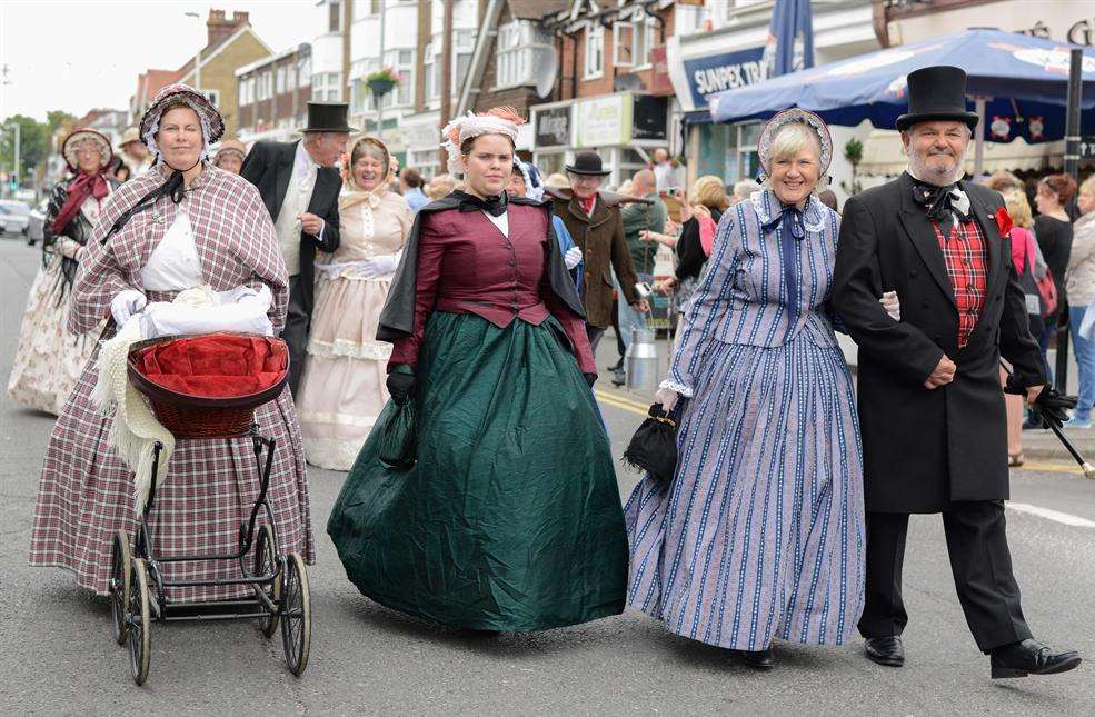 Broadstairs annual Dickens Festival begins with a colourful parade