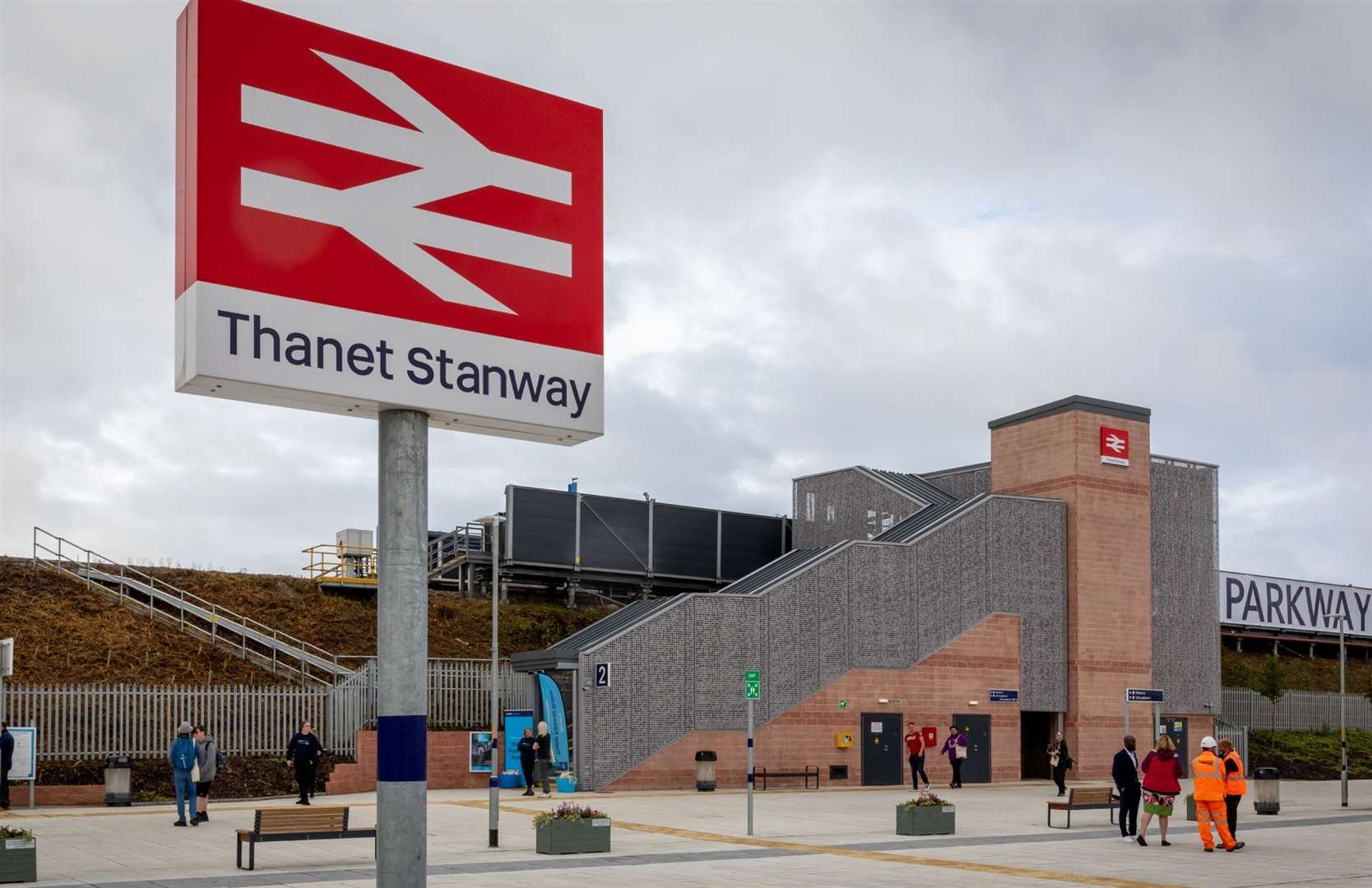 Thanet Parkway railway station has been renamed to Thanet Stanway after the England and Bayern Munich midfielder. Picture: Southeastern