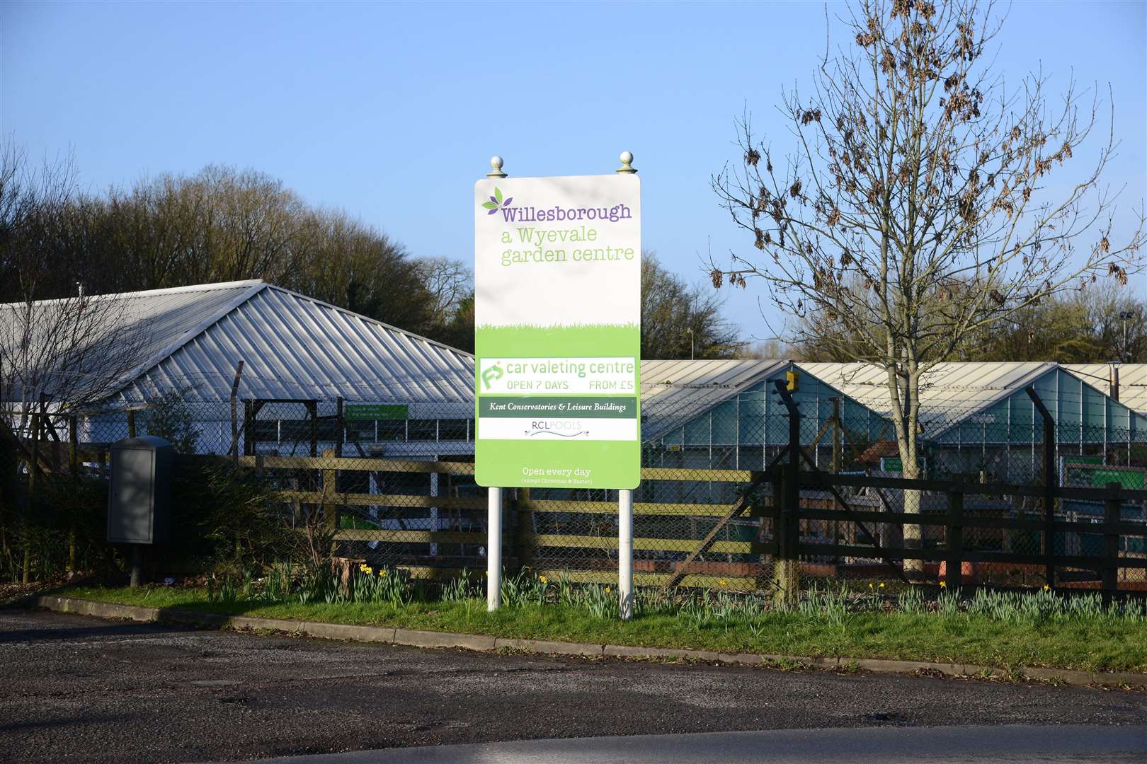 Wyevale centres are in a host of Kent towns - the store in Willesborough, Ashford, closed earlier this year to make way for a new junction of the M20