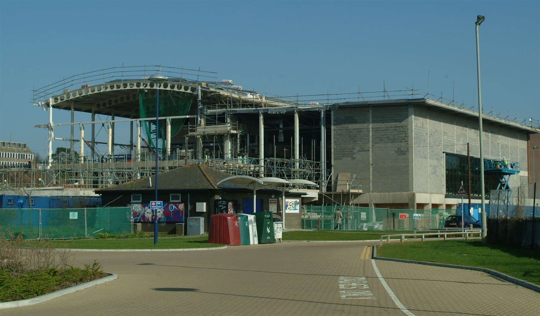 The Stour Centre was last upgraded in the mid-2000s, as this construction photo from 2006 shows