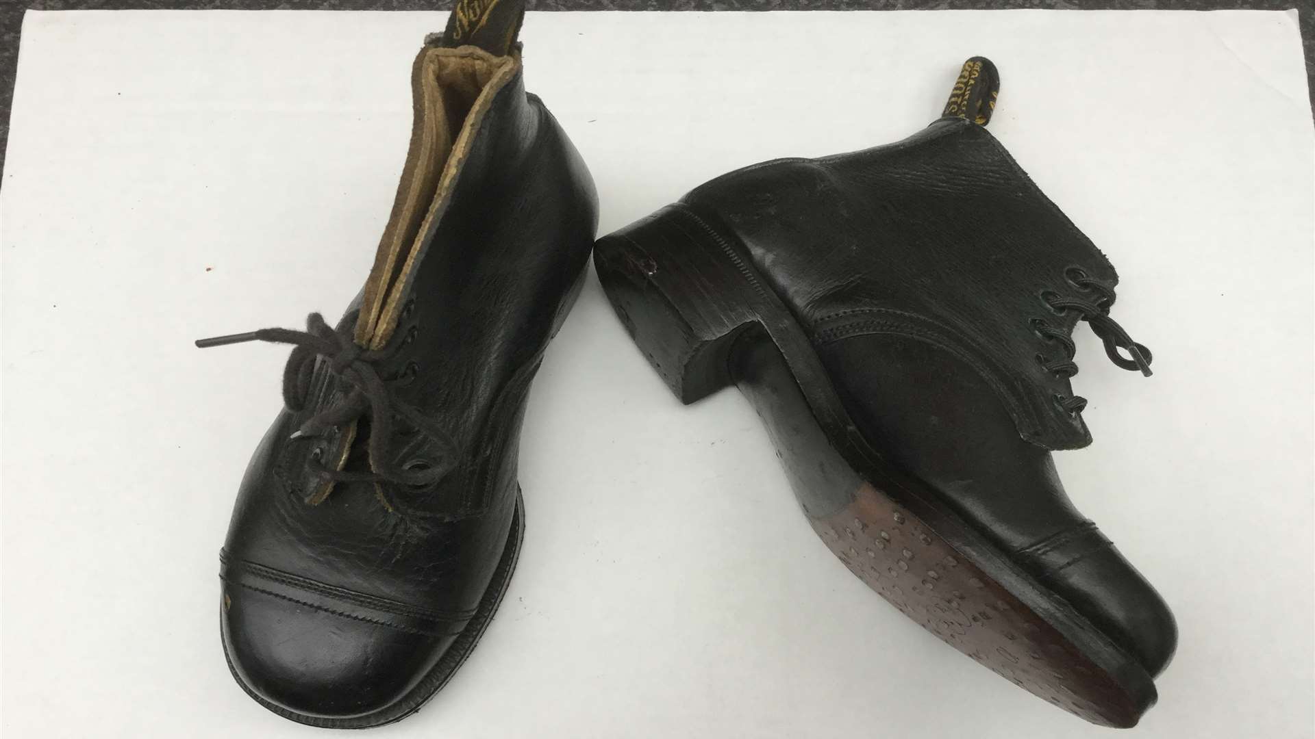 Derek Shaw's old market boots