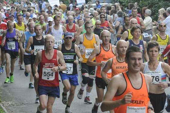Runners at the start of this year's race. Picture: Barry Duffield