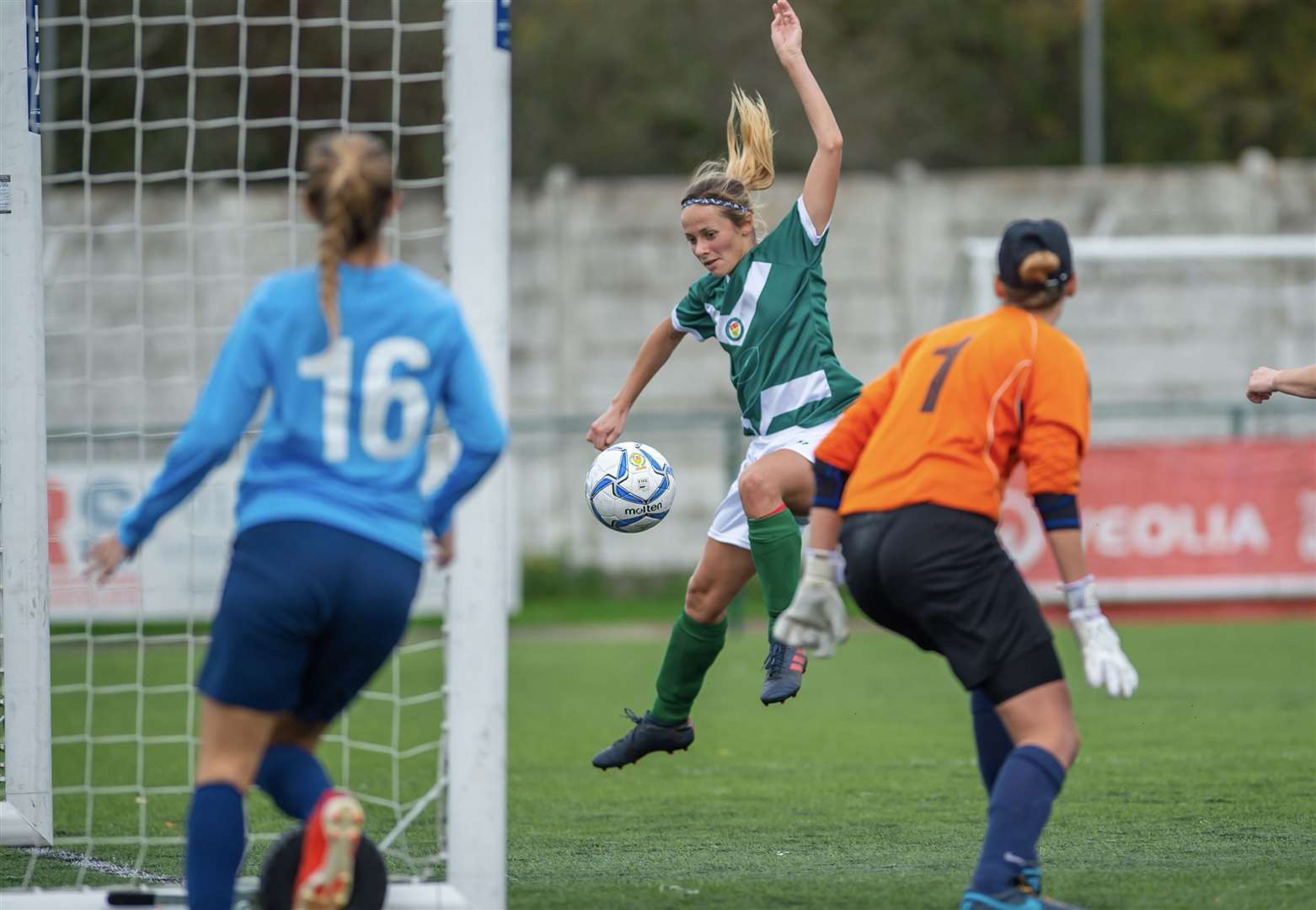 Ashford Ladies beat Headstone Manor 4-0 to reach the First Round of the Women's FA Cup. Picture: Ian Scammell